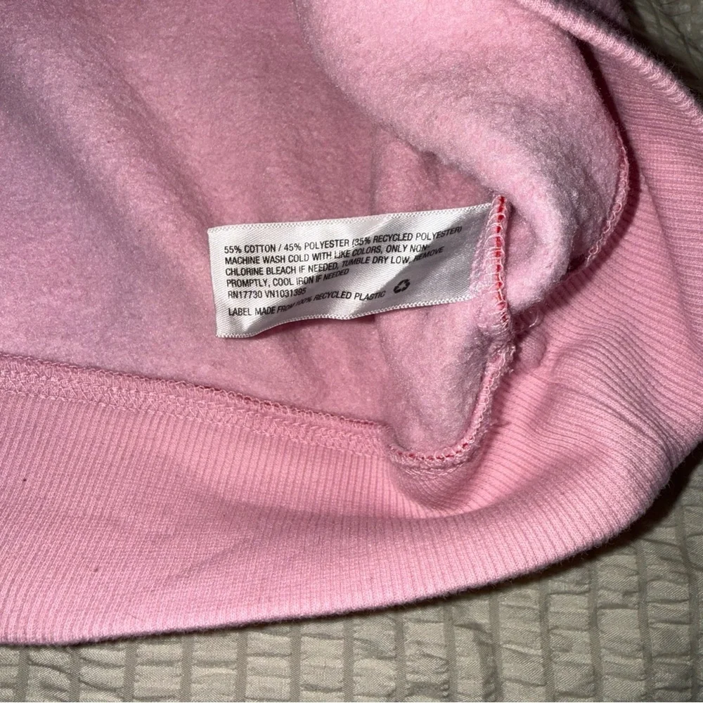 Wild Fable Heart Pink Crewneck Sweatshirt medium - Picture 3 of 4